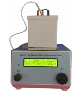 PSAW EXPERIMENTAL SETUP FOR THE DETERMINATION OF SPECIFIC HEAT CAPACITY OF SOLID MATERIALS